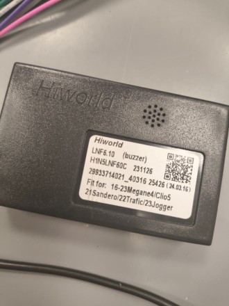 Комплект проводов для установки магнитолы в Renault 2019+ (основной, CAN) 