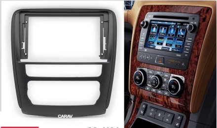 Рамка переходная в CHEVROLET Traverse 2013-2017; GMS Acadia 2013-2016; BUICK Enclave 2013-2017 для дисплея 9 дюймов