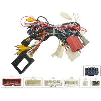 Комплект проводов для установки магнитолы в Mazda CX-5 2017+ высокие комплектации (осн, ант, CAN) тип2