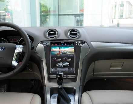 Головное устройство для Ford Mondeo (2011-2012) Tesla-Style черн.
