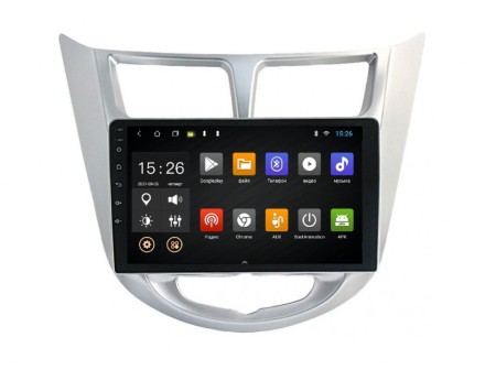 Магнитола для Hyundai Solaris 2010-2017 Compas S100 (Базовая версия)