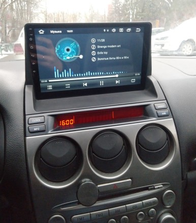 Магнитола на Андроид для Mazda 6 (2002-2007) COMPASS TSN-2K, 4G, DSP, CarPlay (вместо бардачка)