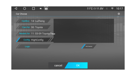 Установочный комплект для дисплеев 9 дюймов в Toyota Land Cruiser 2015 - 2021 (для авто с 360)