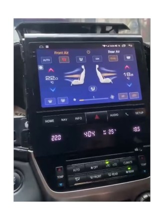 Установочный комплект для дисплеев 9 дюймов в Toyota Land Cruiser 2015 - 2021 (для авто с 360) Тип2