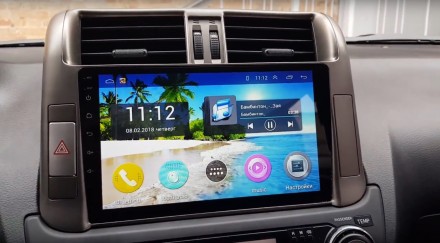 Магнитола на Андроид для Toyota Land Cruiser Prado50 (10-13) COMPASS TSN-2K, 4G, DSP, CarPlay