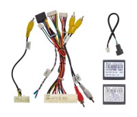 Комплект проводов для установки магнитолы в Hyundai IX45 2012 - 2019 (авто для российского рынка с AMP)