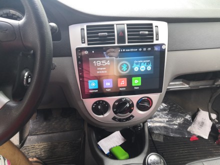 Рамка переходная в CHEVROLET Lacetti 2004-2013; Nubira, Optra 2004-2008; Aveo 2004-2006/ SUZUKI Forenza, Verona 2004-2008/ DAEWOO Gentra 2013-2015 для дисплея 10 дюймов (седан/без климат контроля)