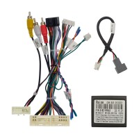 Комплект проводов для установки магнитолы в Hyundai, Kia 2010 + (основной,антенна, CAN, CAM 24 pin, USB)