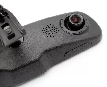 Зеркало заднего вида премиум-класса с антибликовым покрытием, автозатемнением, с монитором 5 дюймов IPS, видеорегистратором и камерой заднего вида