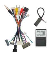 Комплект проводов для установки магнитолы в Honda CR-V 2012 - 2014 (основной, антенна, CAN, USB) тип C Комплект проводов для установки магнитолы в Honda CR-V 2012 - 2014 (основной, антенна, CAN, USB) тип C