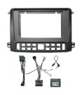 Установочный комплект для дисплея 10 дюймов для ГАЗ Газель НН (GAZ Gazelle NN) 2019+ (черный)