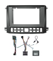 Установочный комплект для дисплея 10 дюймов для ГАЗ Газель НН (GAZ Gazelle NN) 2019+ (черный)