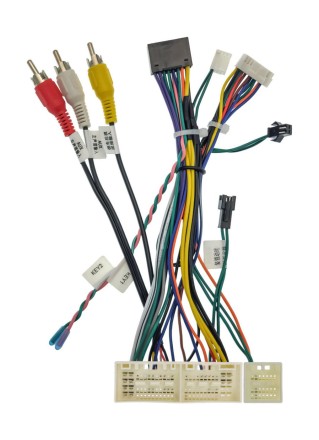 Комплект проводов для установки магнитолы в Hyundai, Kia 2017+ (основной, антенна, CAN, CAM) RZC