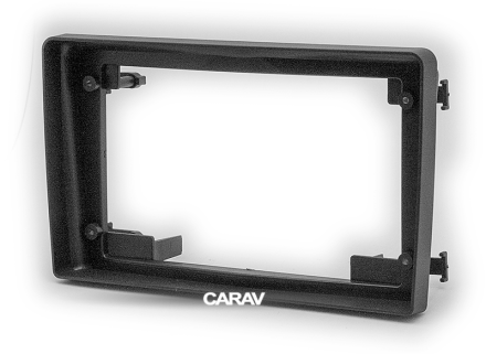 Рамка переходная OPEL Astra (H) 2004-2010; Antara, Corsa (D) 2006-2015; Zafira (B) 2005-2012, ЧЕРНЫЙ, для дисплея 9 дюймов