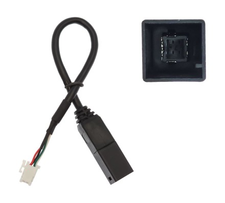 Комплект проводов для установки магнитолы в Honda CR-V 2015 - 2018 (основной,антенна,CAN,USB) тип B HW