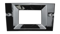 Рамка для переноса бортового компьютера вниз в Opel Astra (H) 2004 — 2010 черная