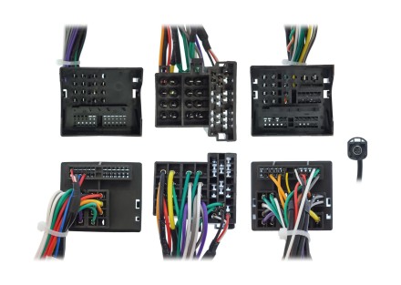 Комплект проводов для установки магнитолы в VW, Skoda 2003+ (основной*3, антенна, CAN, AMP) XP