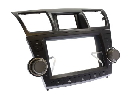 Рамка переходная TOYOTA Highlander (08-13), Kluger (08-14) для дисплея 9 дюймов с поддержкой крутилок