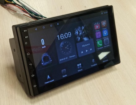 Магнитола Универсальная 178х100 мм COMPAS S100 на Андроид 8.1