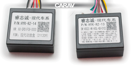 Комплект проводов для установки в Hyundai, Kia 2016+ (основной, антенна, CAN, CAM, AMP) тип 4