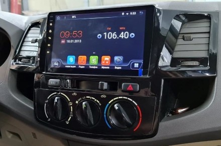 Магнитола на Андроид для Toyota Hilux, Fortuner, SW4 (2011-2015) Winca S400 R SIM 4G