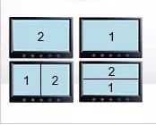 Видеорегистратор 7 дюймов с поддержкой 2 AHD-камер с разрешением экрана 1024*600 (IPS) на скобе