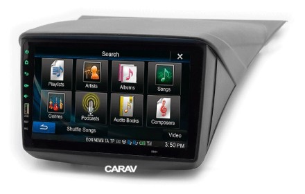 Рамка переходная MITSUBISHI L200, Triton (06-15), Pajero Sport (08-15), Challenger (08+), Pajero Dakar (10+) для дисплея 9 дюймов