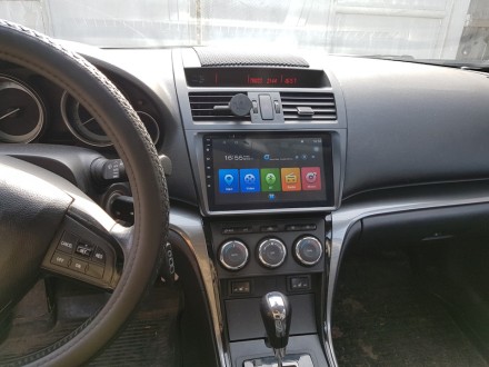 Магнитола на Андроид для Mazda 6 GH (07-12)с поддержкой кругового обзора с SIM 4G + HI-FI с DSP, Carplay