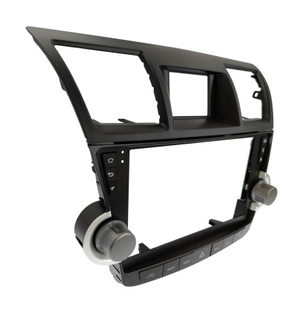 Установочный комплект в Toyota Highlander 2008 - 2013 c кнопкой аварийки, 9 дюймов, ТИП3