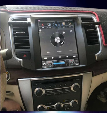 Штатная магнитола в стиле 10.4 дюйма в стиле Tesla для NISSAN TEANA (2008-2013) Compass NH для высоких комплектаций