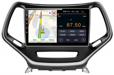 Головное устройство 10 дюймов Jeep Cherokee (14+) Redpower K71215