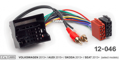 ISO-провод VOLKSWAGEN 2013+/ AUDI 2015+ / SKODA 2013+ / SEAT 2013+ все модели с Quadlock 2