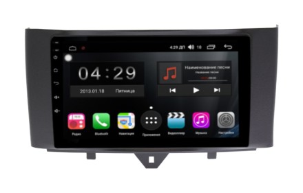 Магнитола на Андроид для Mercedes-Benz Smart (2011-2015) Winca S400 с 2K экраном SIM 4G