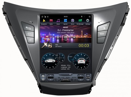 Головное устройство для Hyundai Elantra 2010-2013 (MD) Tesla-Style